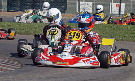 Christian Sørensen gik til makronerne på den nyindviede top-kartingbane i Portimão.